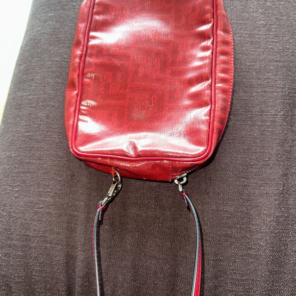 FENDI Vitello Century FF 1974 Stamp Rosso Camera Bag - Picture 7 of 10